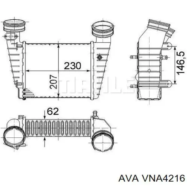 VNA4216 AVA интеркулер