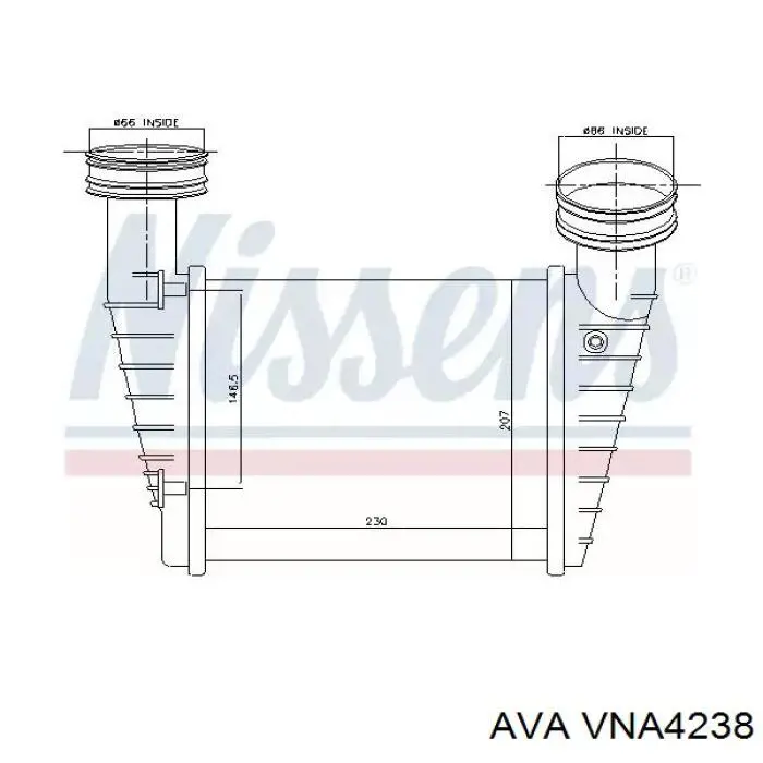 Купить VNA4238 AVA Интеркулер