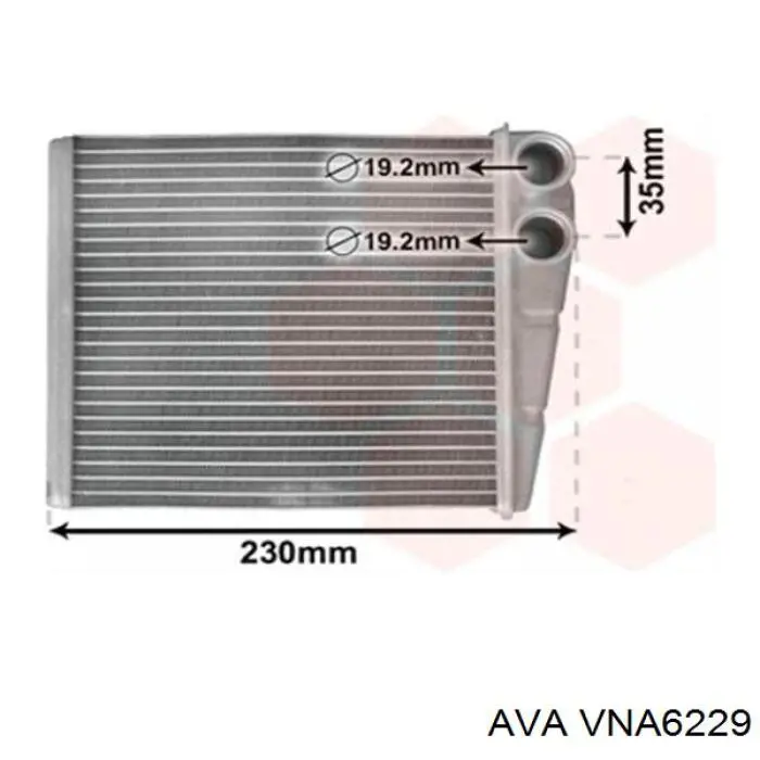 Радиатор печки VNA6229 AVA