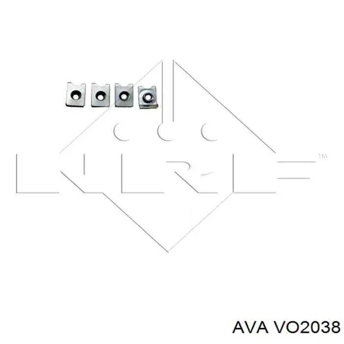 Радиатор охлаждения AVA VO2038