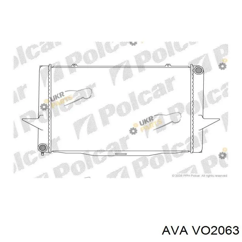 VO2063 AVA Радиатор основной