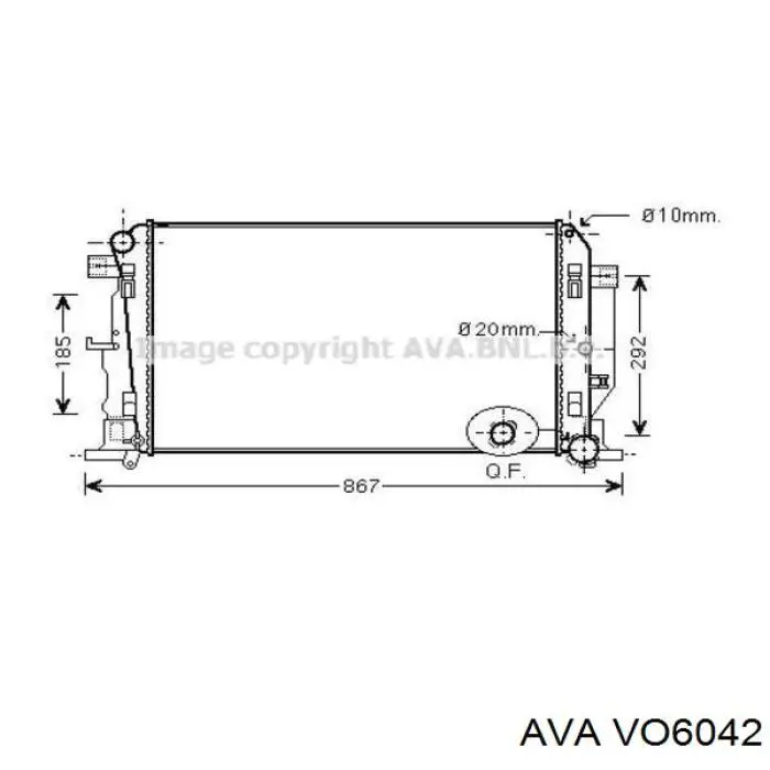 Радиатор печки 1215673 Volvo