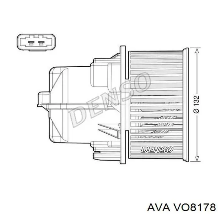 Моторчик печки AVA VO8178