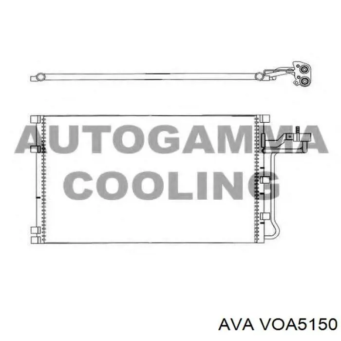 Купить VOA5150 AVA Радиатор системы охлаждения кондиционера