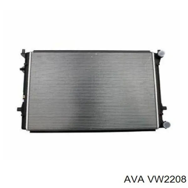 Купить VW2208 AVA Радиатор водяной