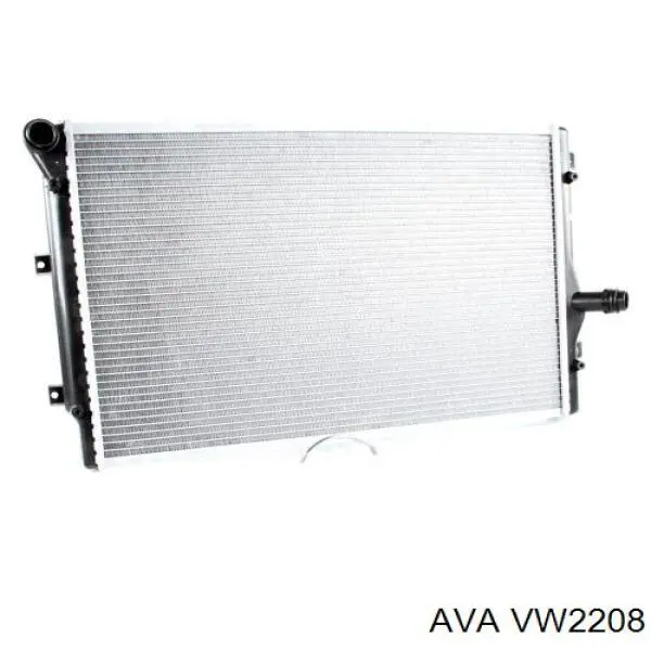 Радиатор охлаждения двигателя AVA VW2208 цена, от 50.67 USD