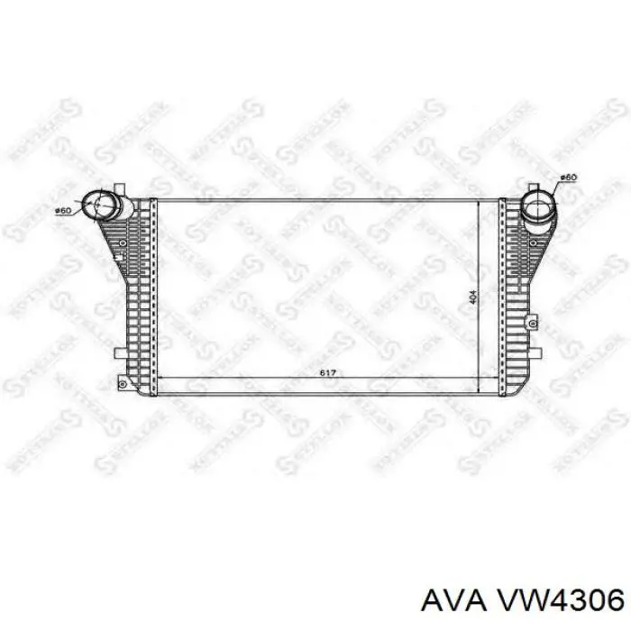 Купить VW4306 AVA Интеркулер