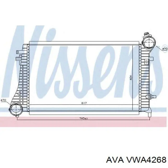 VWA4268 AVA интеркулер