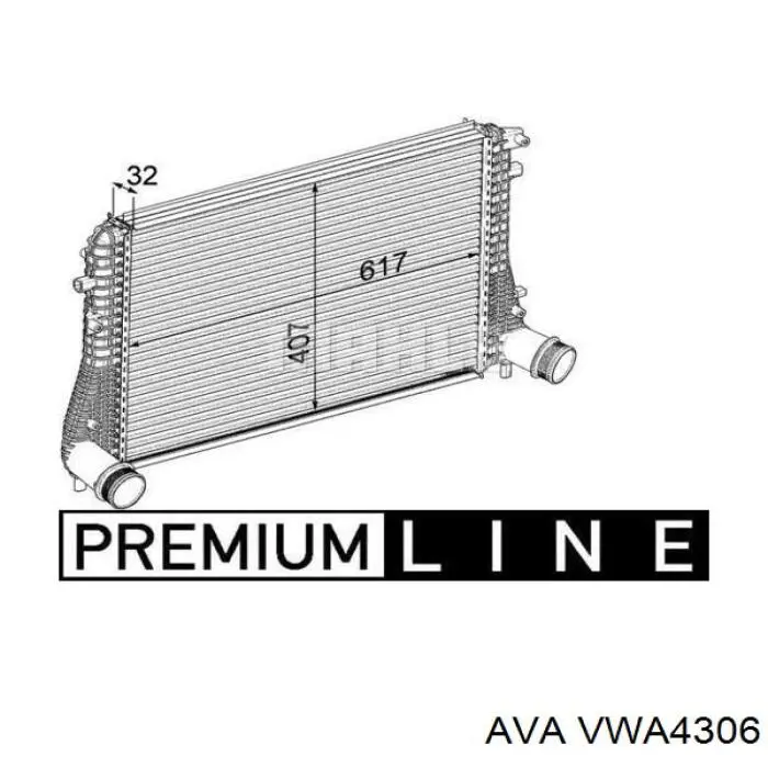 VWA4306 AVA интеркулер
