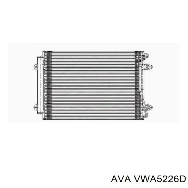 VWA5226D AVA радиатор кондиционера