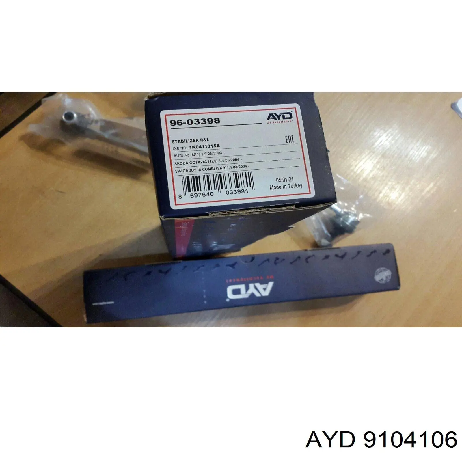 Купить 9104106 AYD Наконечник рулевой тяги, внешний