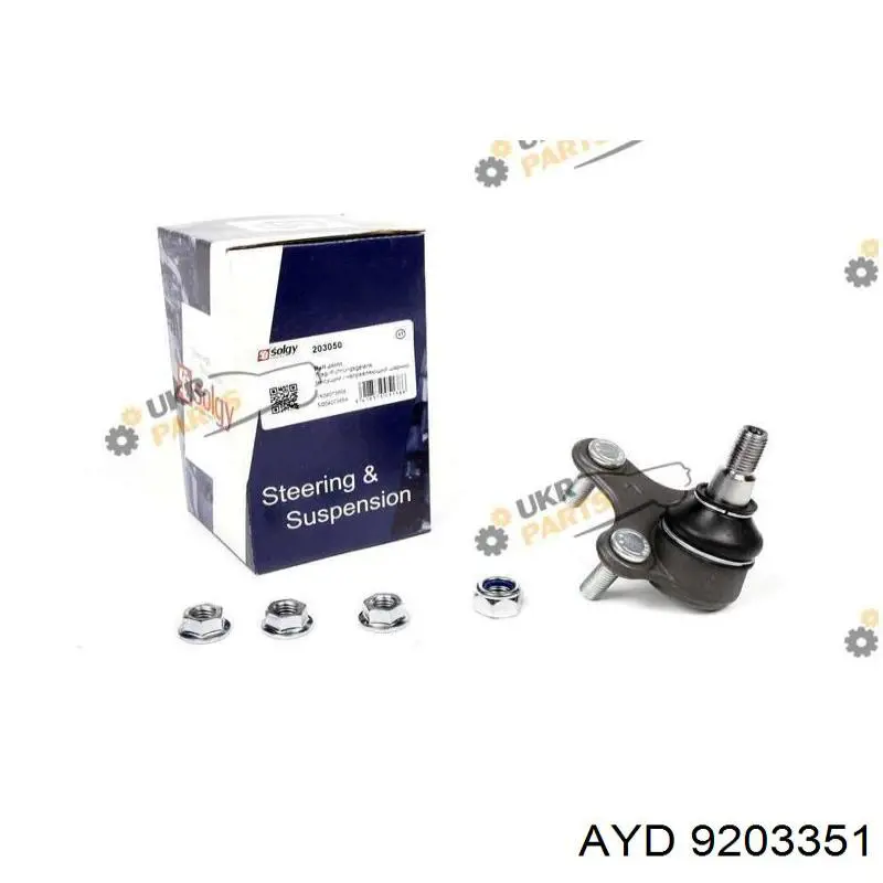 Нижняя правая шаровая опора AYD 9203351 цена, от 10.63 USD
