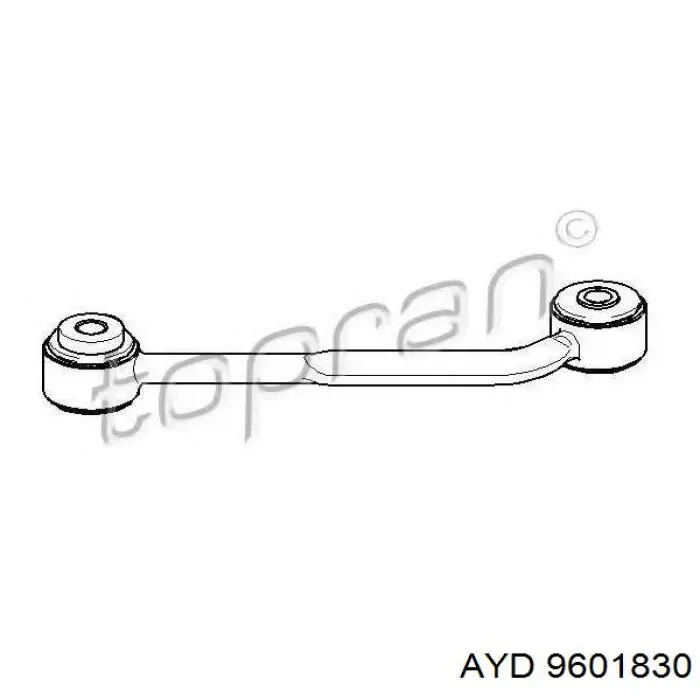 Тяга стабилизатора левая AYD 9601830