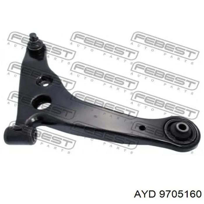 Левый рычаг передней нижней подвески AYD 9705160 цена, от 52.67 USD