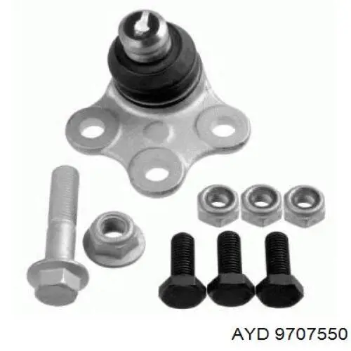 Левый рычаг передней нижней подвески AYD 9707550 цена, от 42.44 USD