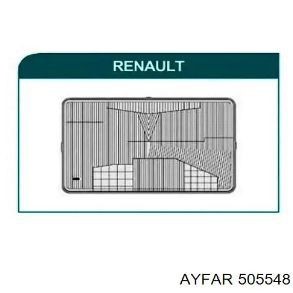 505548 Ayfar Фара передняя правая