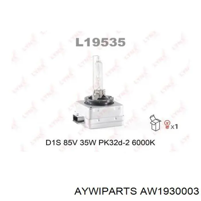 Лампочка ксеноновая AW1930003 Aywiparts