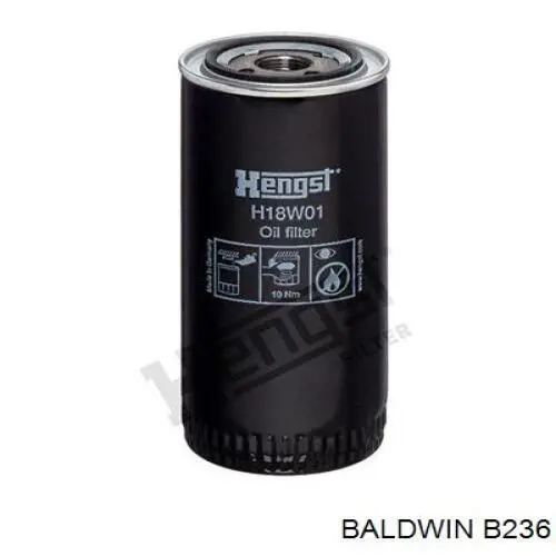Фильтр очистки масла центробежный Baldwin B236 цена, от 10.63 USD