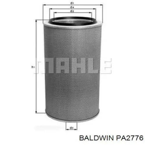 Купить PA2776 Baldwin Автомобильный фильтр воздуха