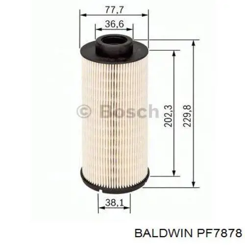 Топливный фильтр PF7878 Baldwin