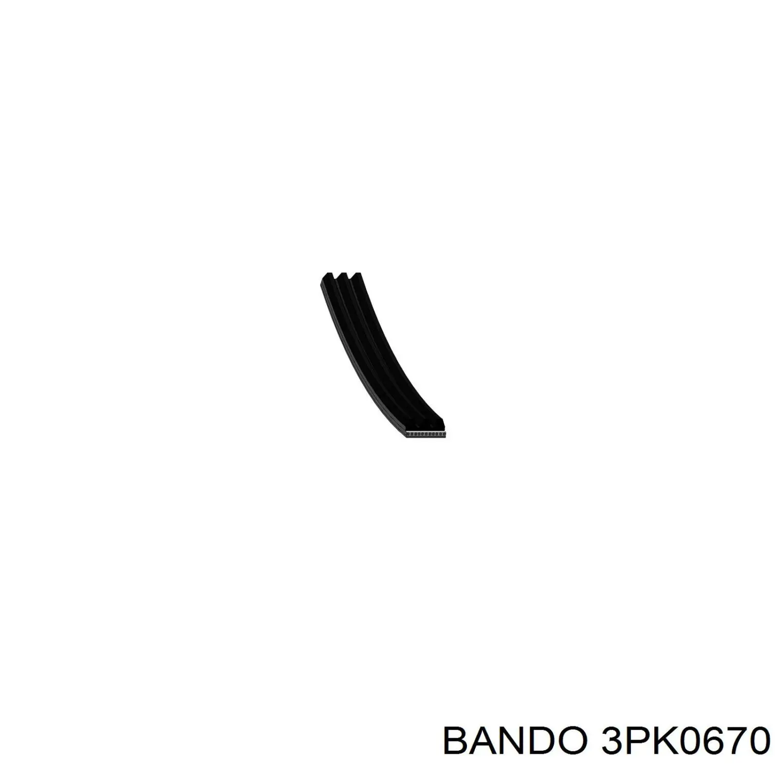 3PK0670 Bando ремень генератора