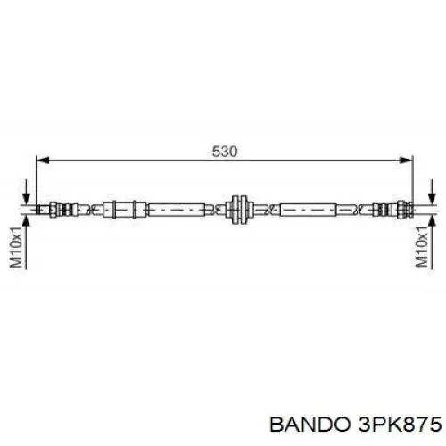 Купить 3PK875 Continental/Siemens Ремень генератора