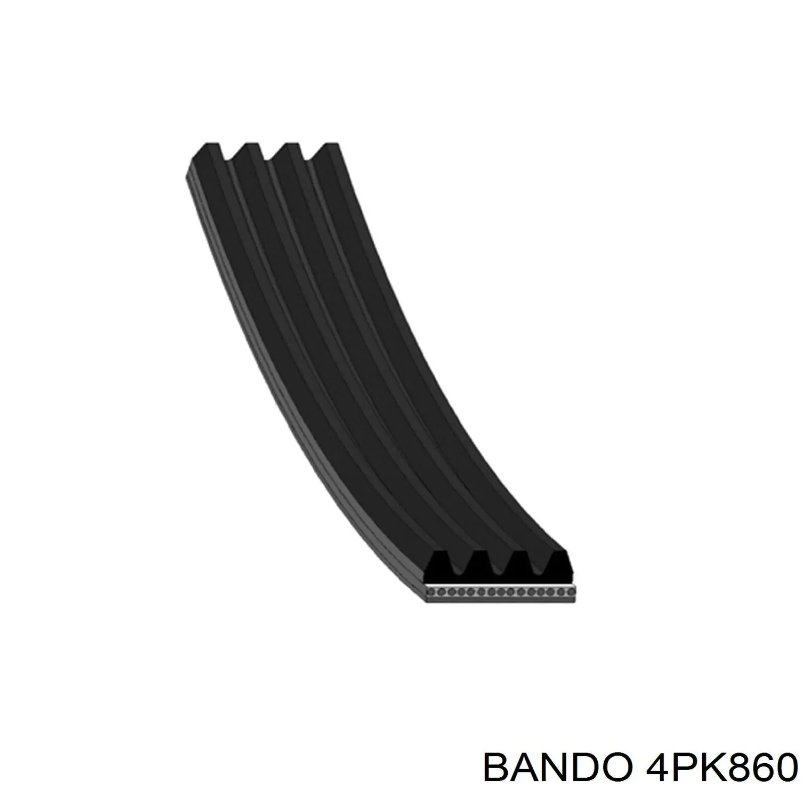 4PK860 Bando Поликлиновый ремень