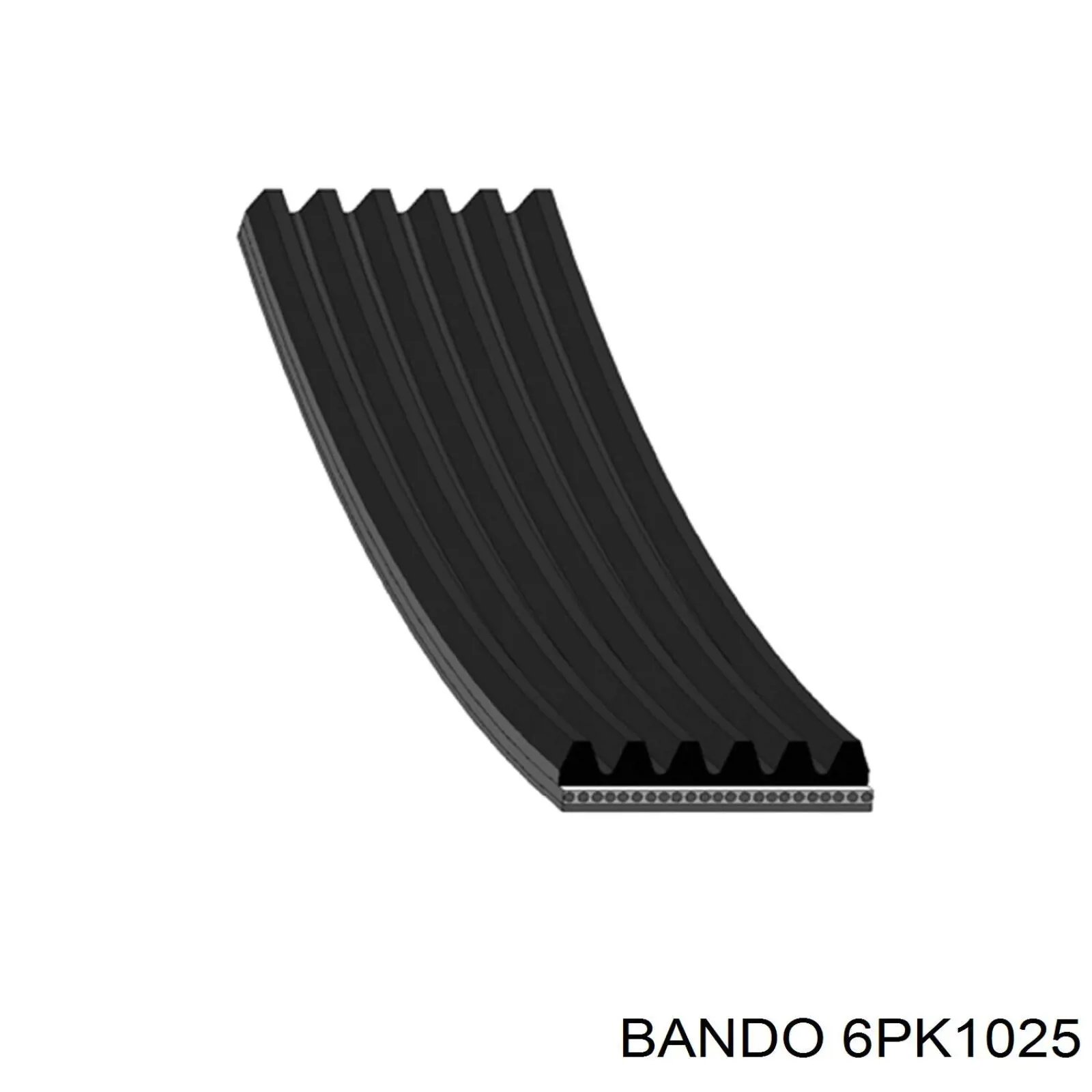 6PK1025 Bando ремень генератора