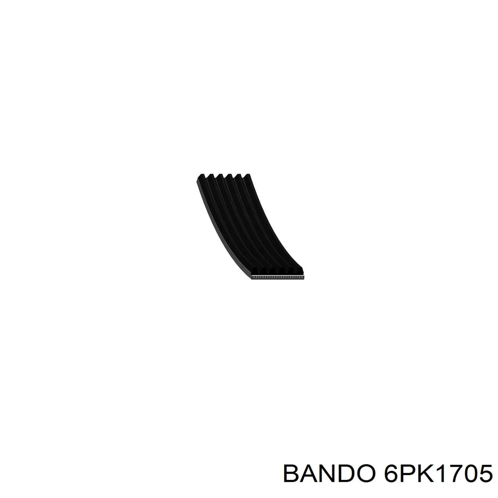6PK1705 Bando ремень генератора