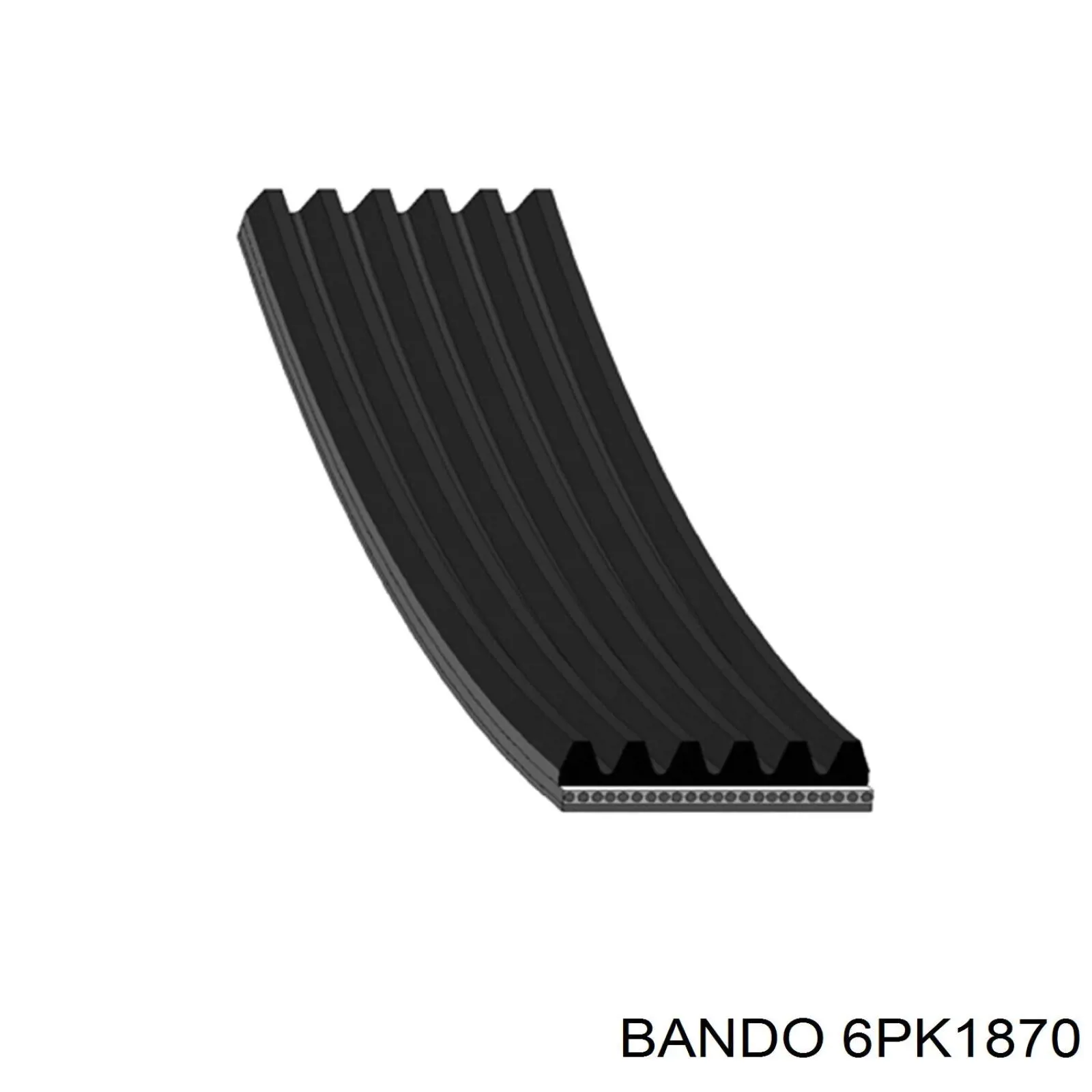 Ремень генератора 6PK1870 Bando