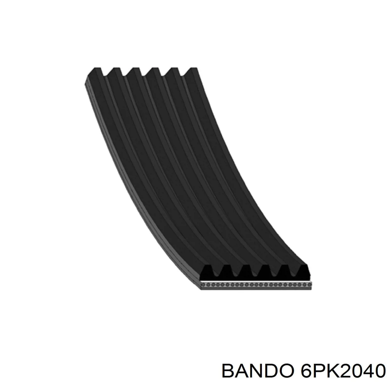 6PK2040 Bando ремень генератора