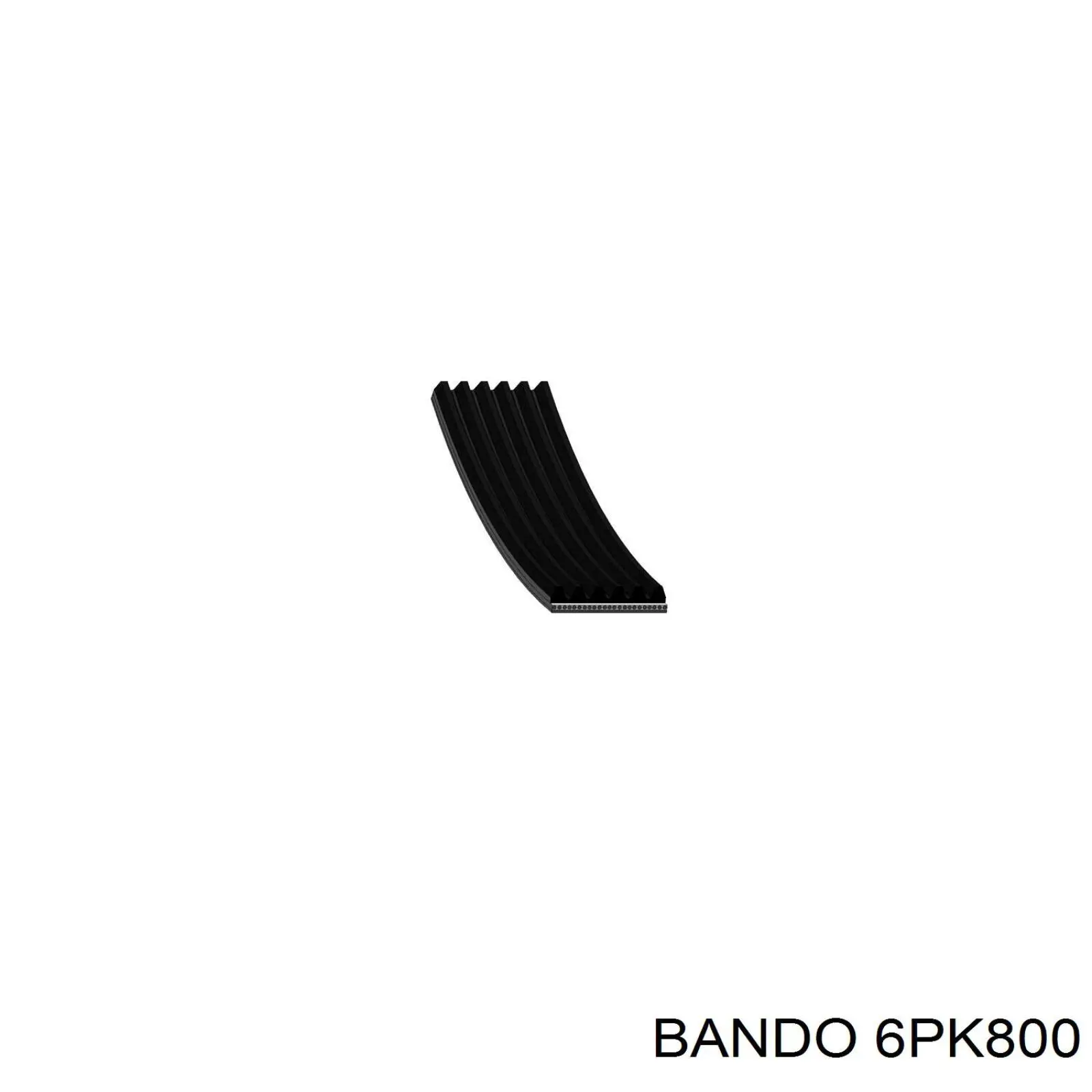 6PK800 Bando Поликлиновый ремень