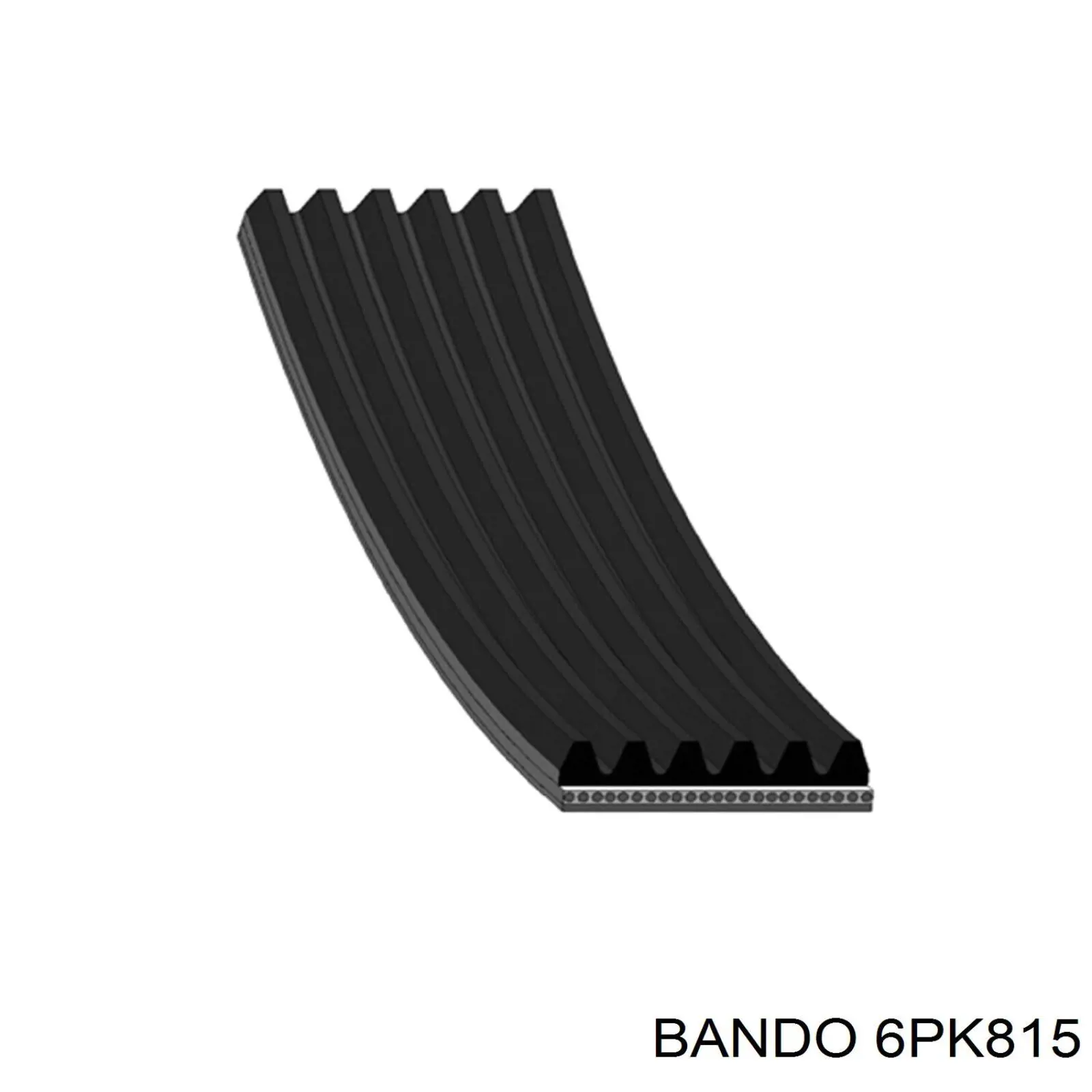 6PK815 Bando ремень генератора