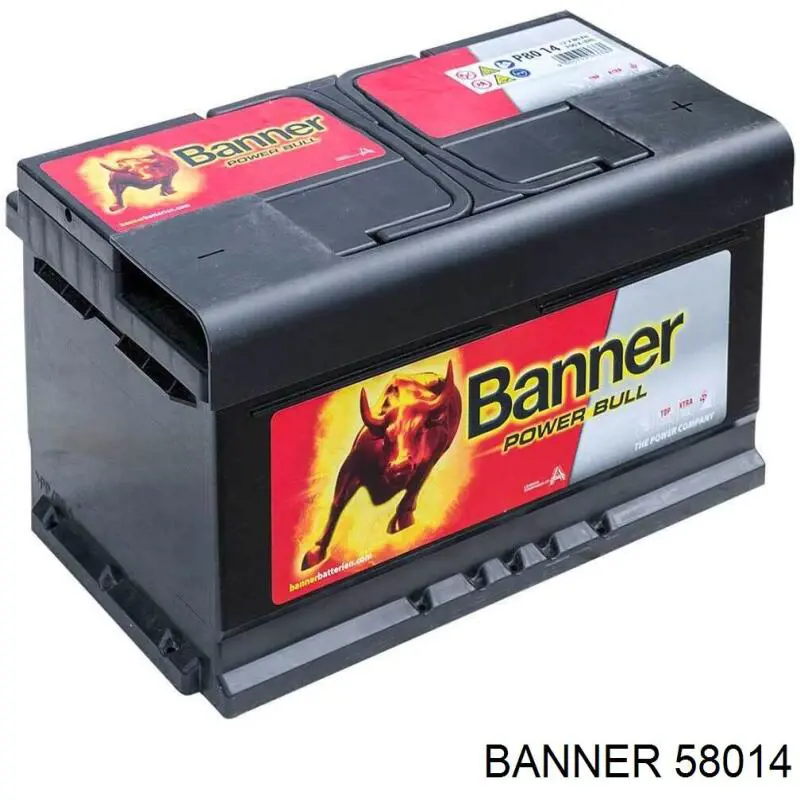 Аккумулятор автомобильный Banner 58014 цена, от 122.27 USD