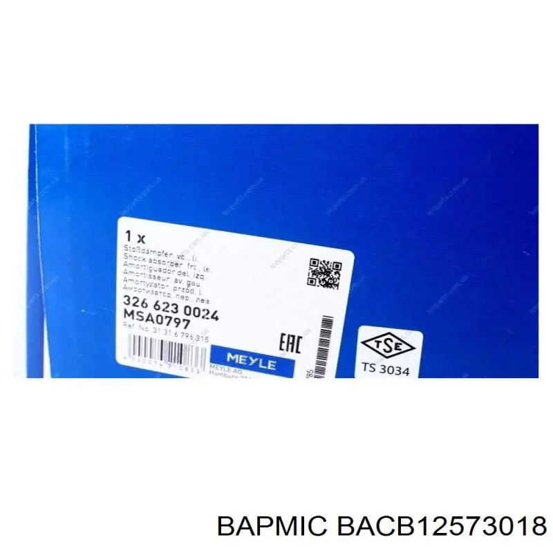 Амортизатор передний левый BACB12573018 Bapmic