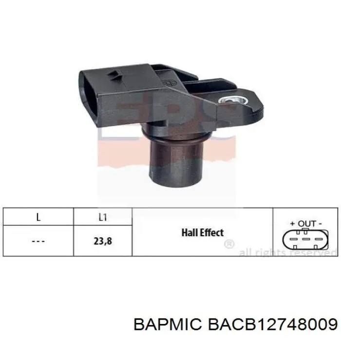 BACB12748009 Bapmic датчик положения распредвала