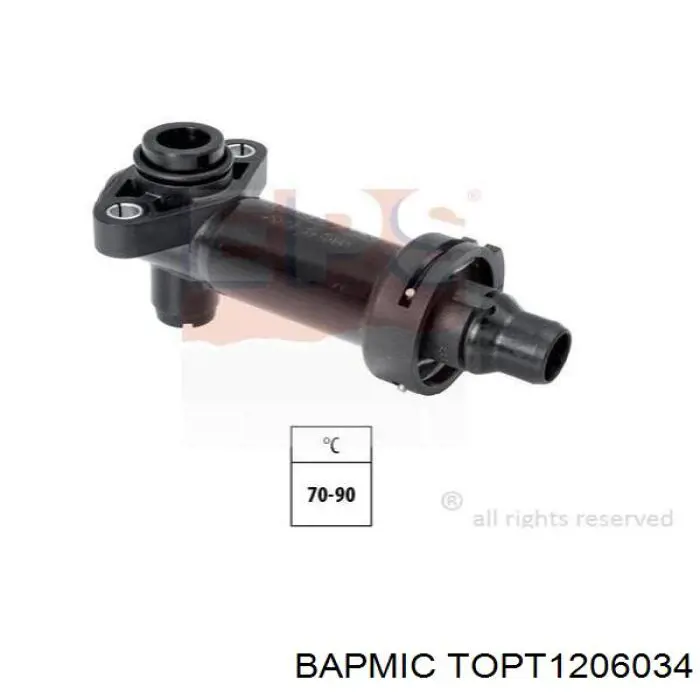 Termostato EGR TOPT1206034 Bapmic