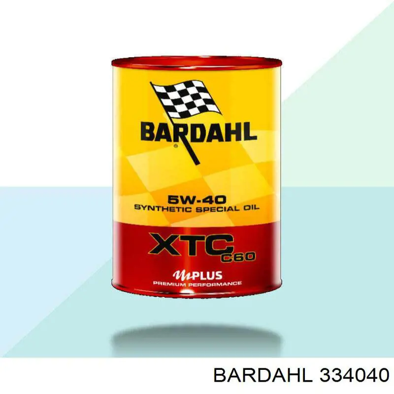 Моторное масло Bardahl XTC C60 5W-40 Синтетическое 1л (334040)