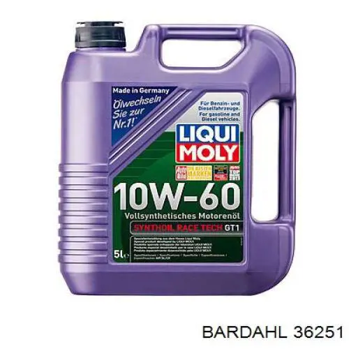 Моторное масло 36251 Bardahl