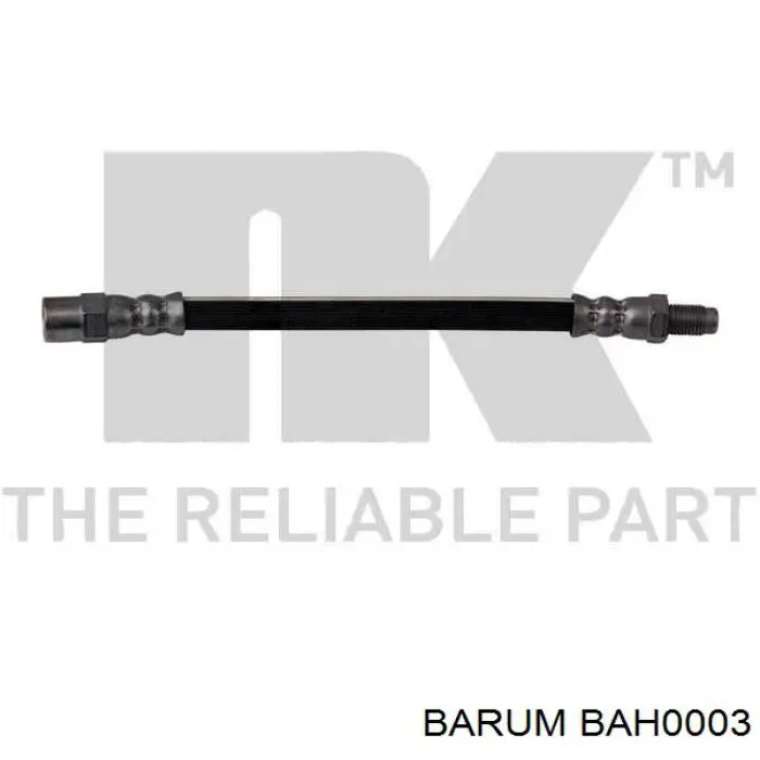 Tubo flexible de frenos trasero BAH0003 Barum