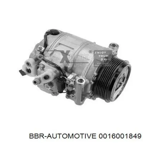 Шкив компрессора кондиционера 0016001849 BBR Automotive