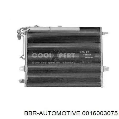0016003075 BBR Automotive радиатор кондиционера