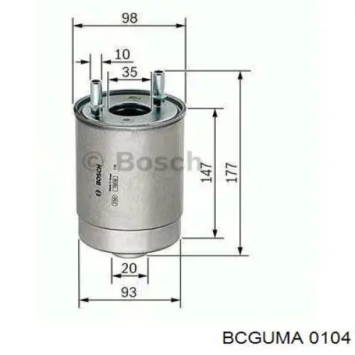 Купить 0104 Bcguma Сайлентблок нижний передней подвески