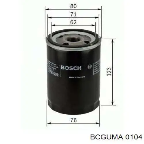 Сайлентблок переднего рычага 0104 Bcguma