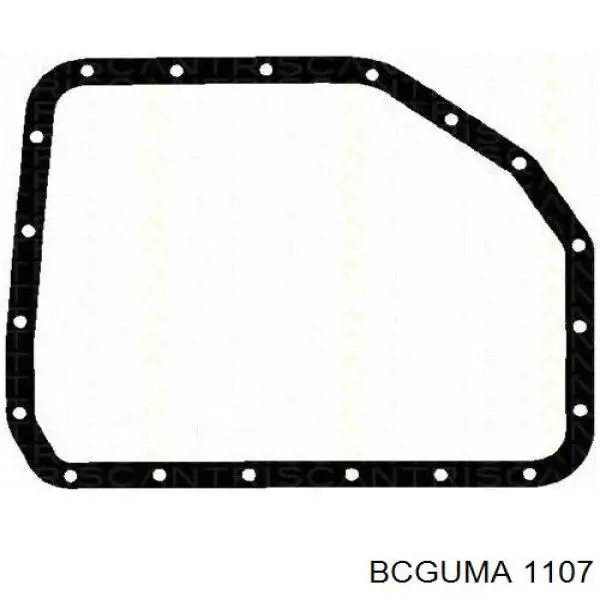 1107 Bcguma втулка крепления заднего амортизатора