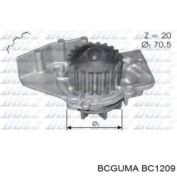 Купить BC1209 Bcguma Подушка (опора) двигателя нижняя (сайлентблок)