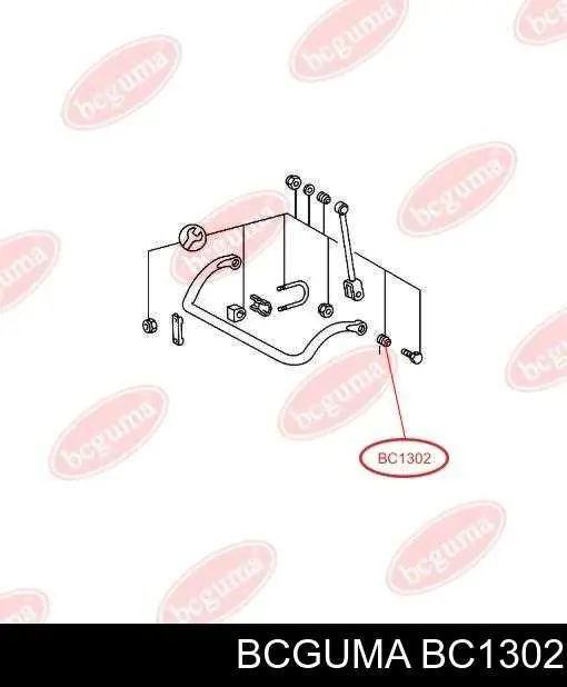 Втулка стойки заднего стабилизатора BC1302 Bcguma