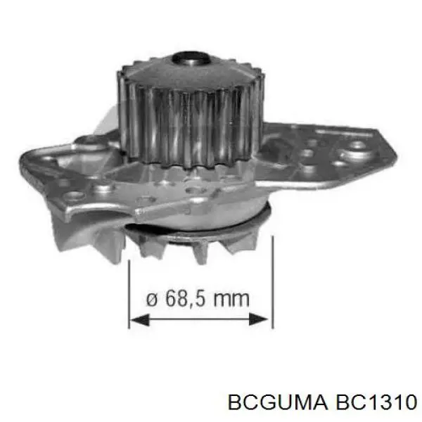 Втулка стабилизатора заднего наружная Bcguma BC1310 цена, от 1.76 USD