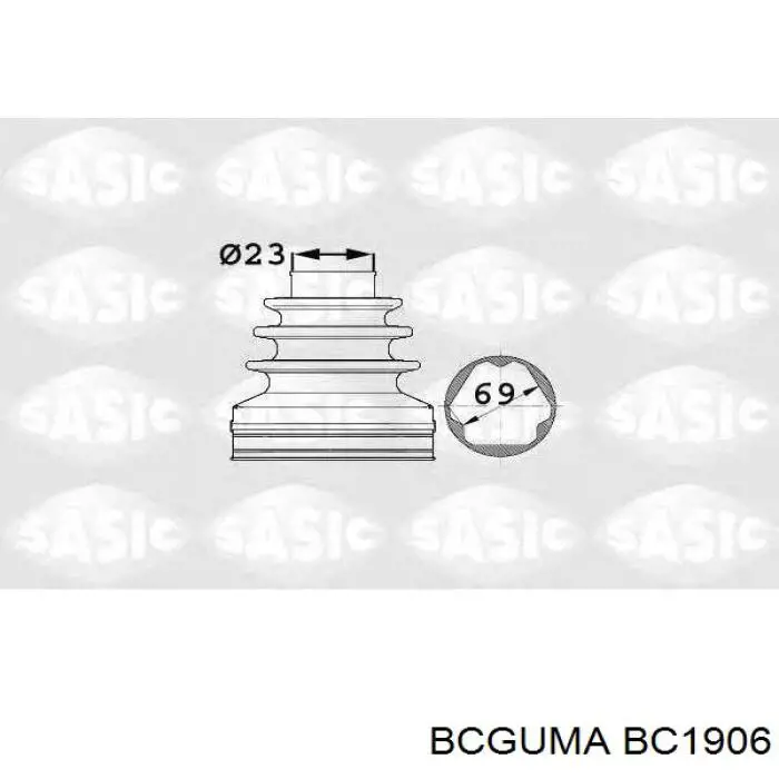 BC1906 Bcguma Сайлентблок задней тяги