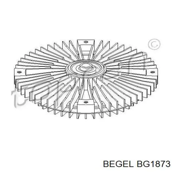 BG1873 Begel вискомуфта (вязкостная муфта вентилятора охлаждения)